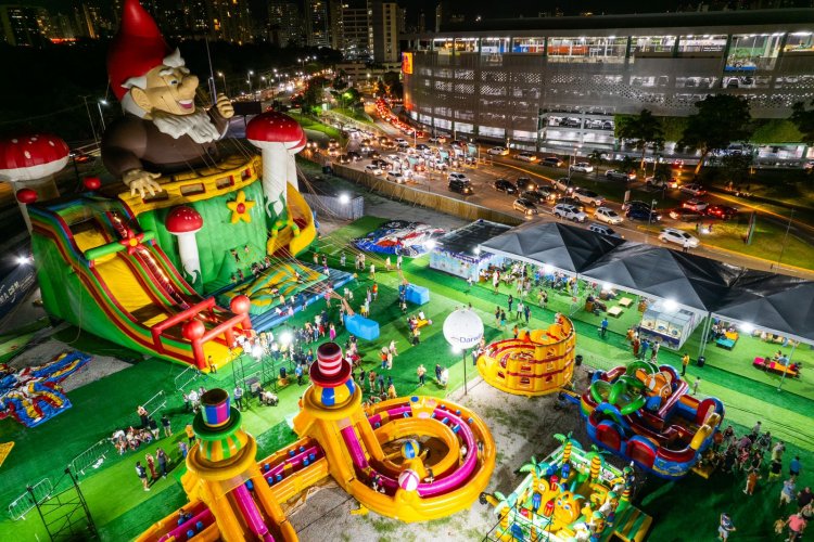 Natal recebe maior parque de infláveis do mundo