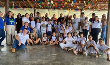 Escola São Francisco, no Rio Grande do Norte, realiza projeto social para as crianças por meio de rodas de capoeira