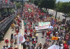 População de Natal realiza caminhada contra PEC da Bandidagem e anistia aos atos de 8 de janeiro