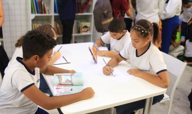 Mais de 500 estudantes de escola municipal de Parnamirim ganham espaço de leitura, ciência e sustentabilidade