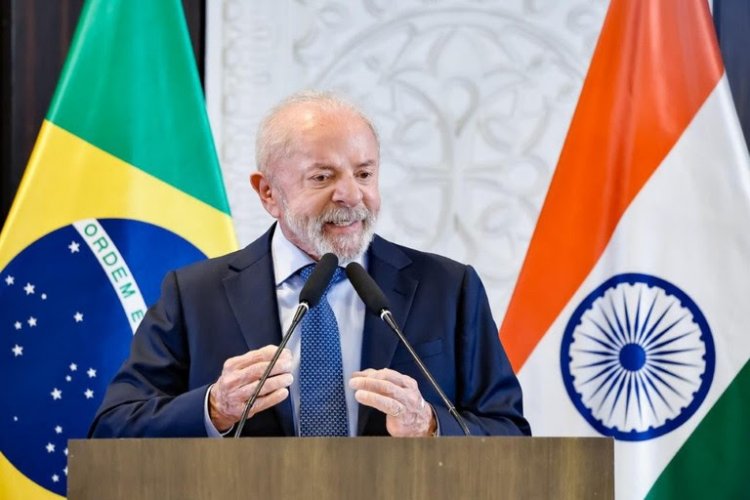 “É importante mostrar para o mundo o momento que vive o Brasil”, diz Lula, na despedida da Índia